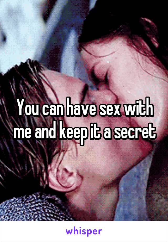 Sex keep secret